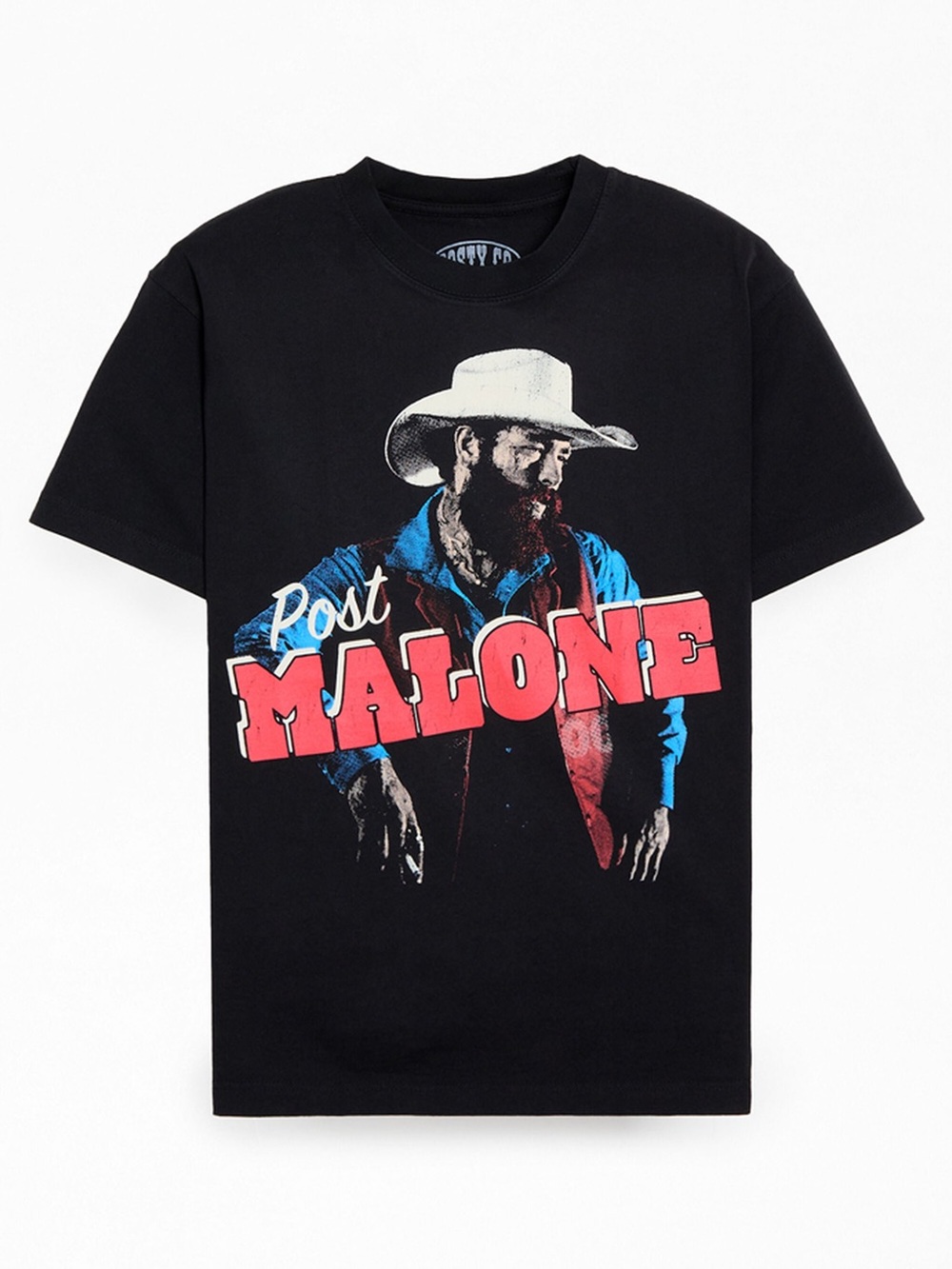 Post Malone Cowboy Hat Oversized Boxy T-Shirt Adult XL